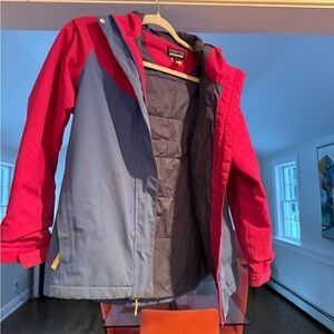 Patagonia Kids Red and Blue winter coat